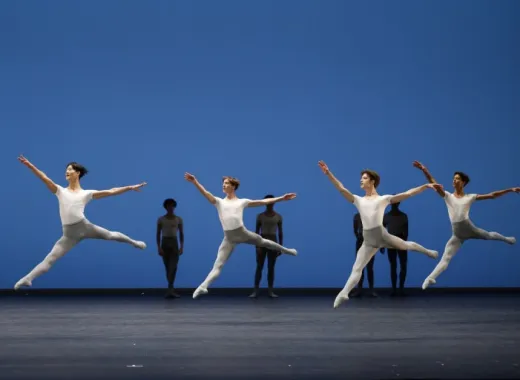Demonstrationen der Ballettschule der Pariser Oper