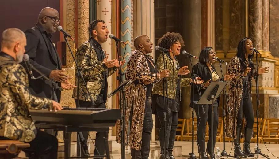 Concerto gospel di Helios nella chiesa di Saint Sulpice
